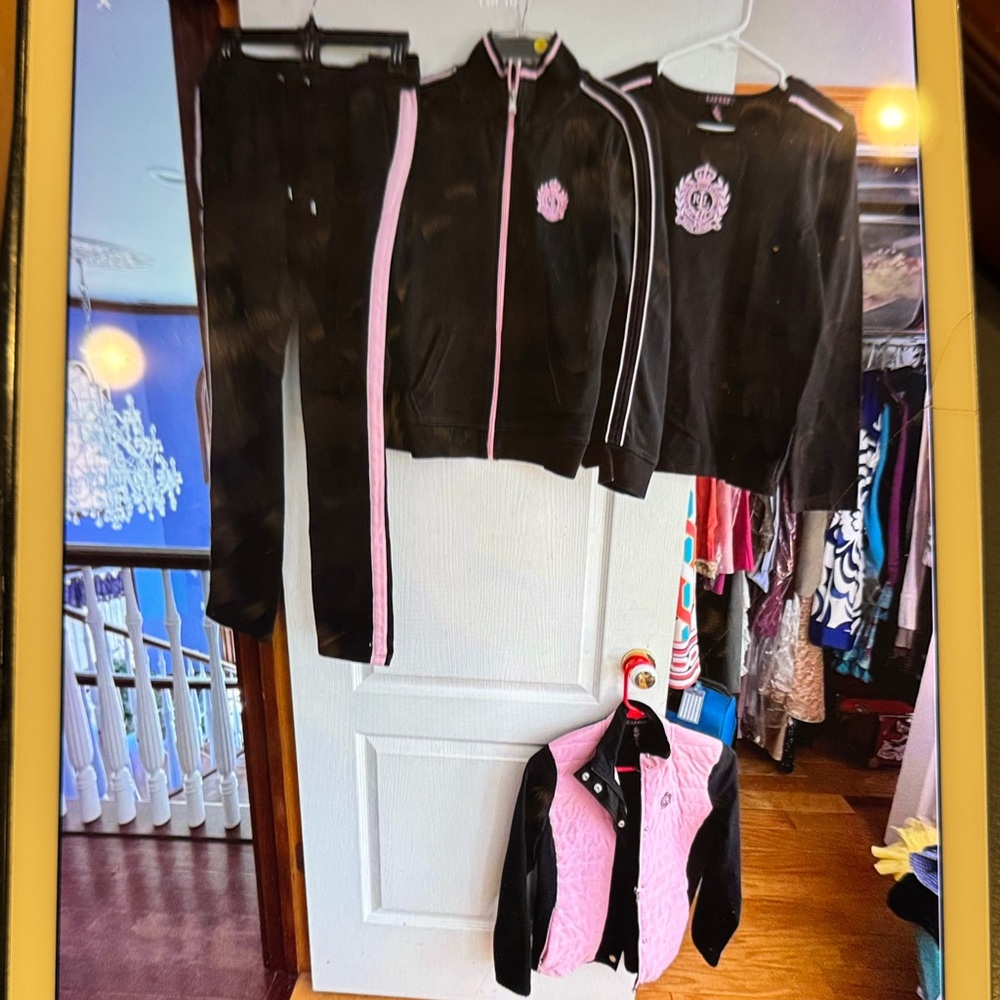 Lauren Ralph Lauren Black and Pink 4 Piece Set
